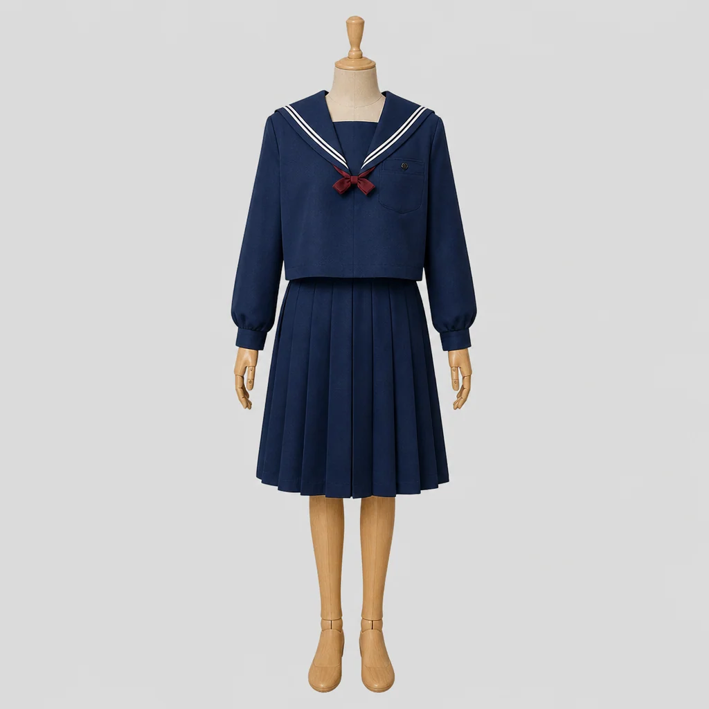 尾北高校の女子の制服のイメージ