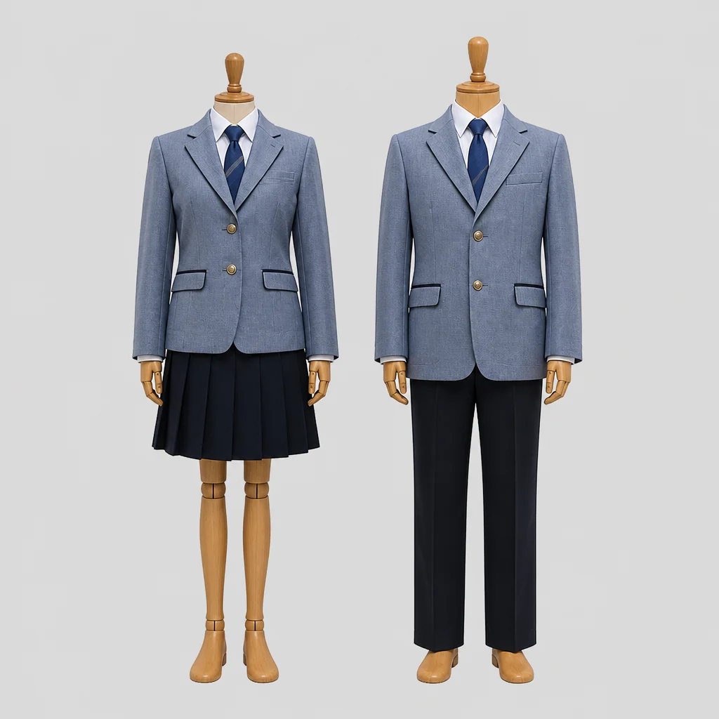 丹羽高校の制服のイメージ