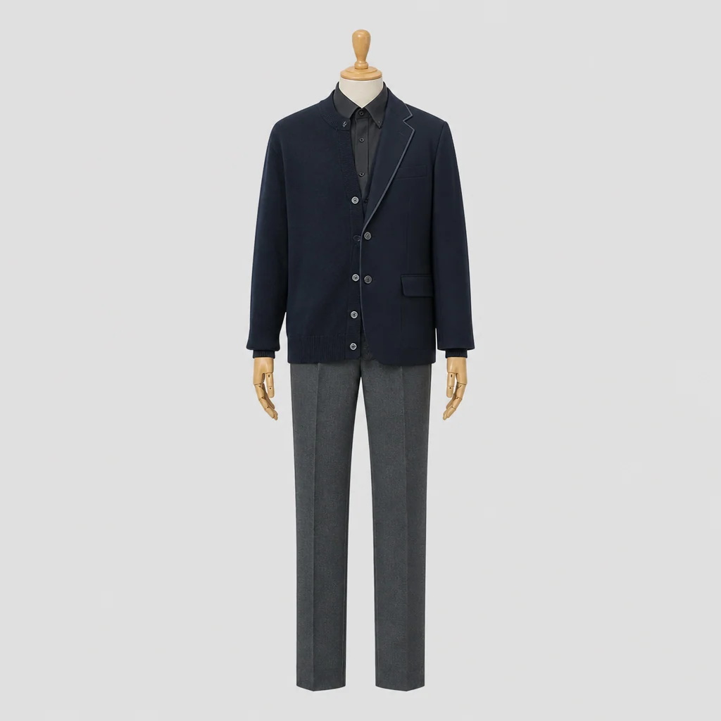 常滑高校の男子の制服のイメージ