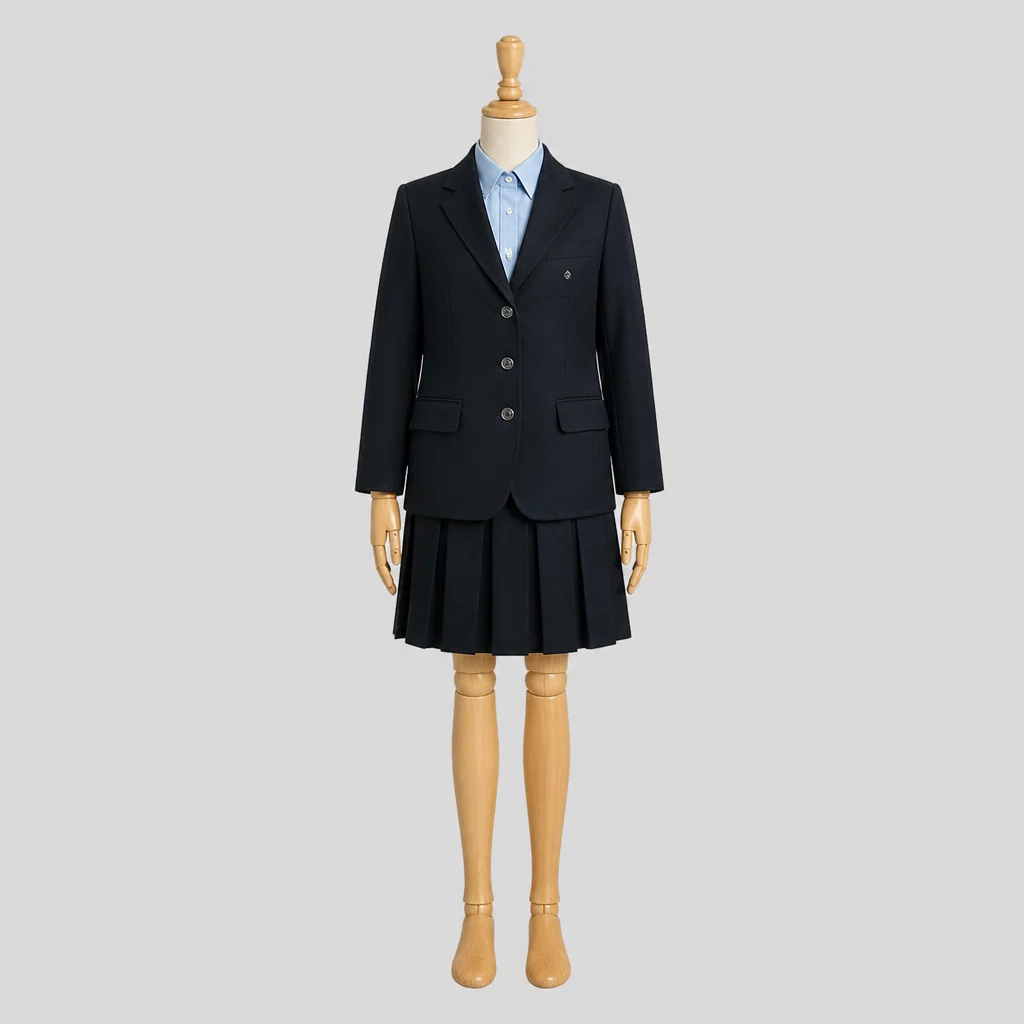 鶴城丘高校の女子の制服のイメージ
