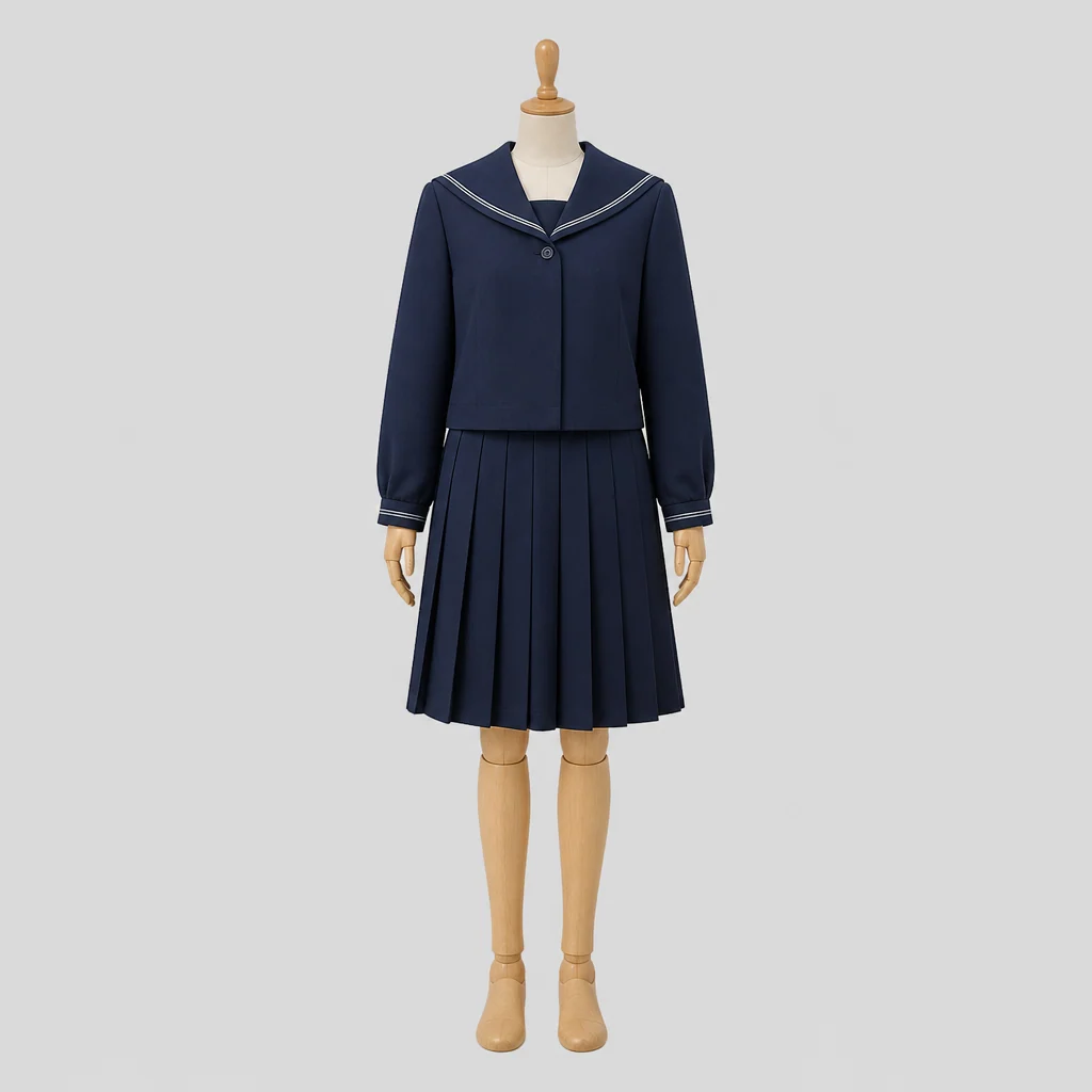 知立高校の女子の制服のイメージ
