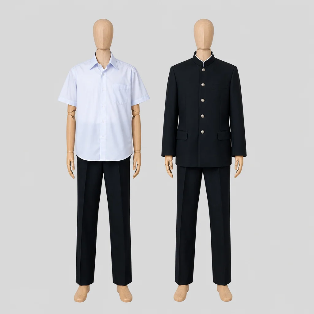 豊田高校の男子の制服のイメージ