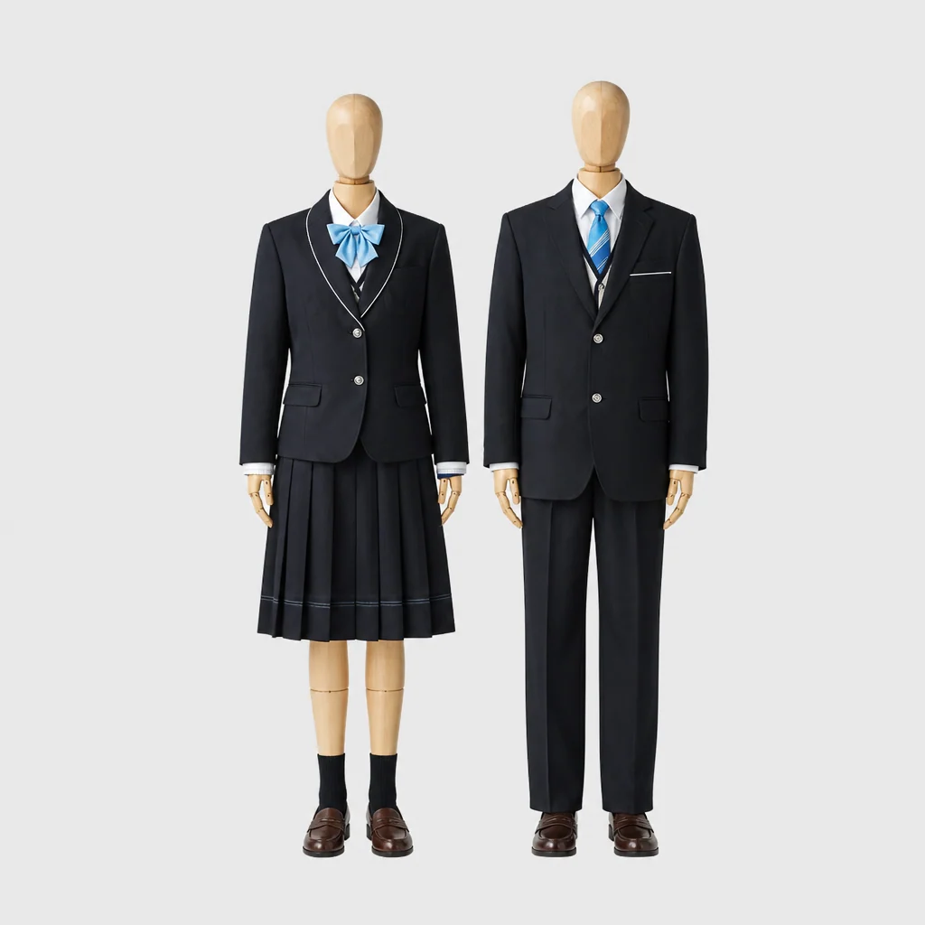新城有教館高校の制服のイメージ