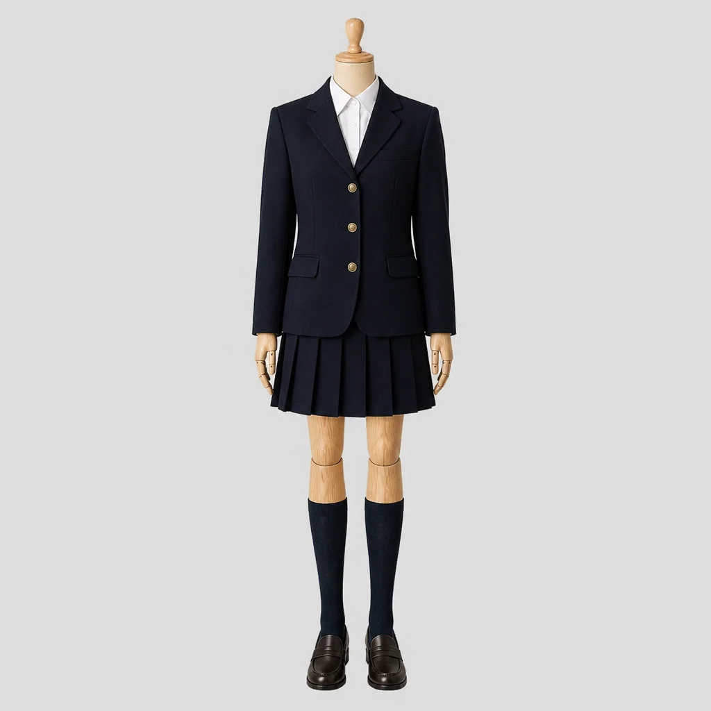 渥美農業高校の女子の制服のイメージ