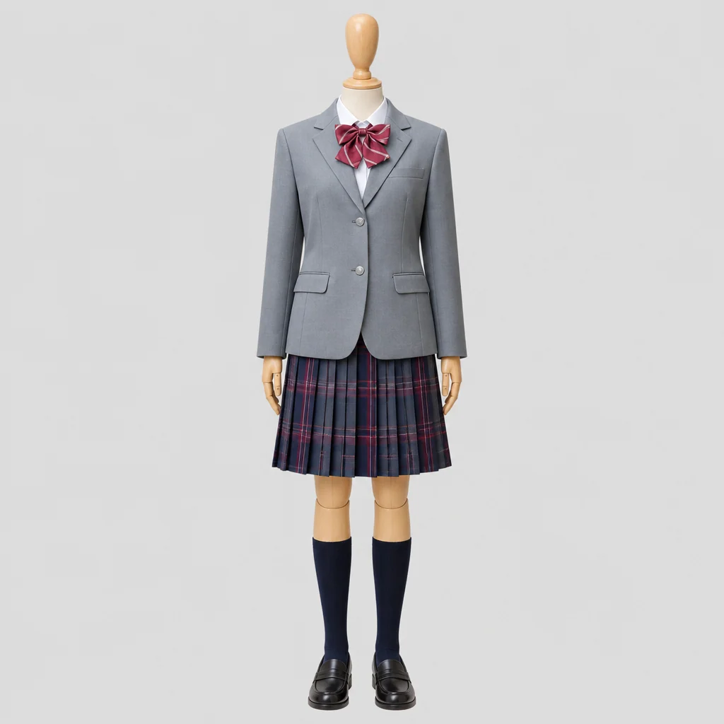 啓明学館高校の制服のイメージ
