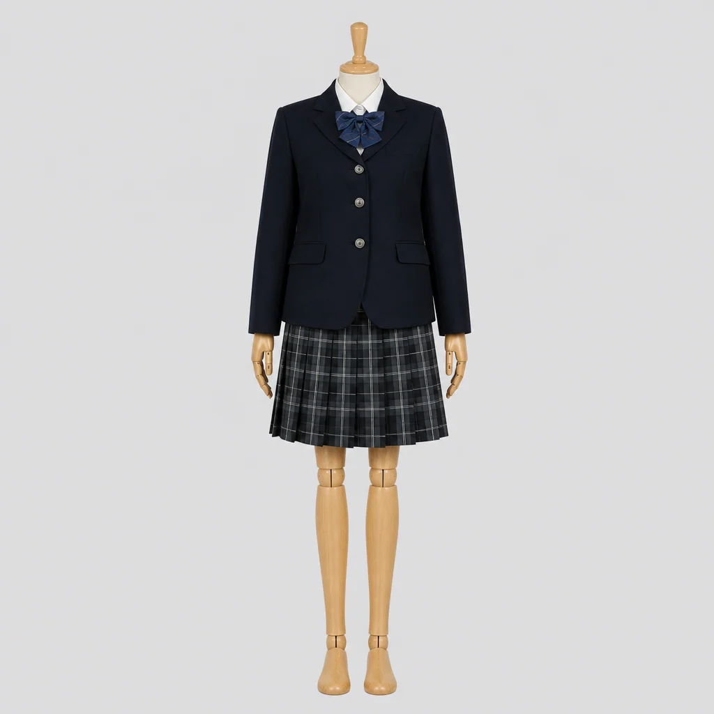 至学館高校の女子の制服のイメージ