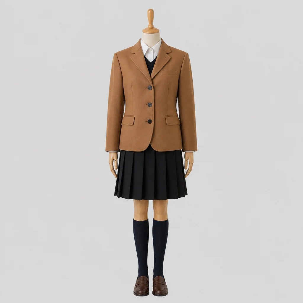 享栄高校の女子の制服のイメージ