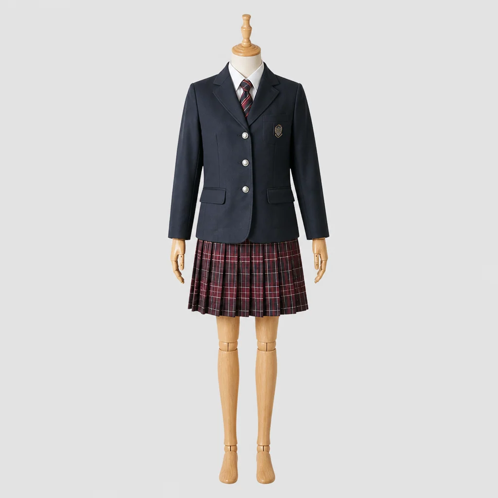 清林館高校の女子の制服のイメージ
