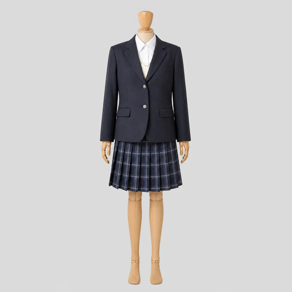 愛知啓成高校の制服のイメージ