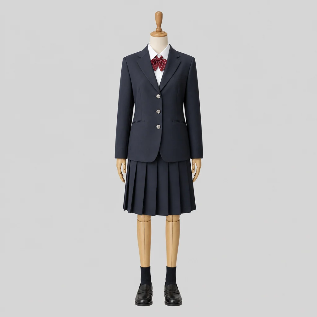 津商業高校の制服のイメージ