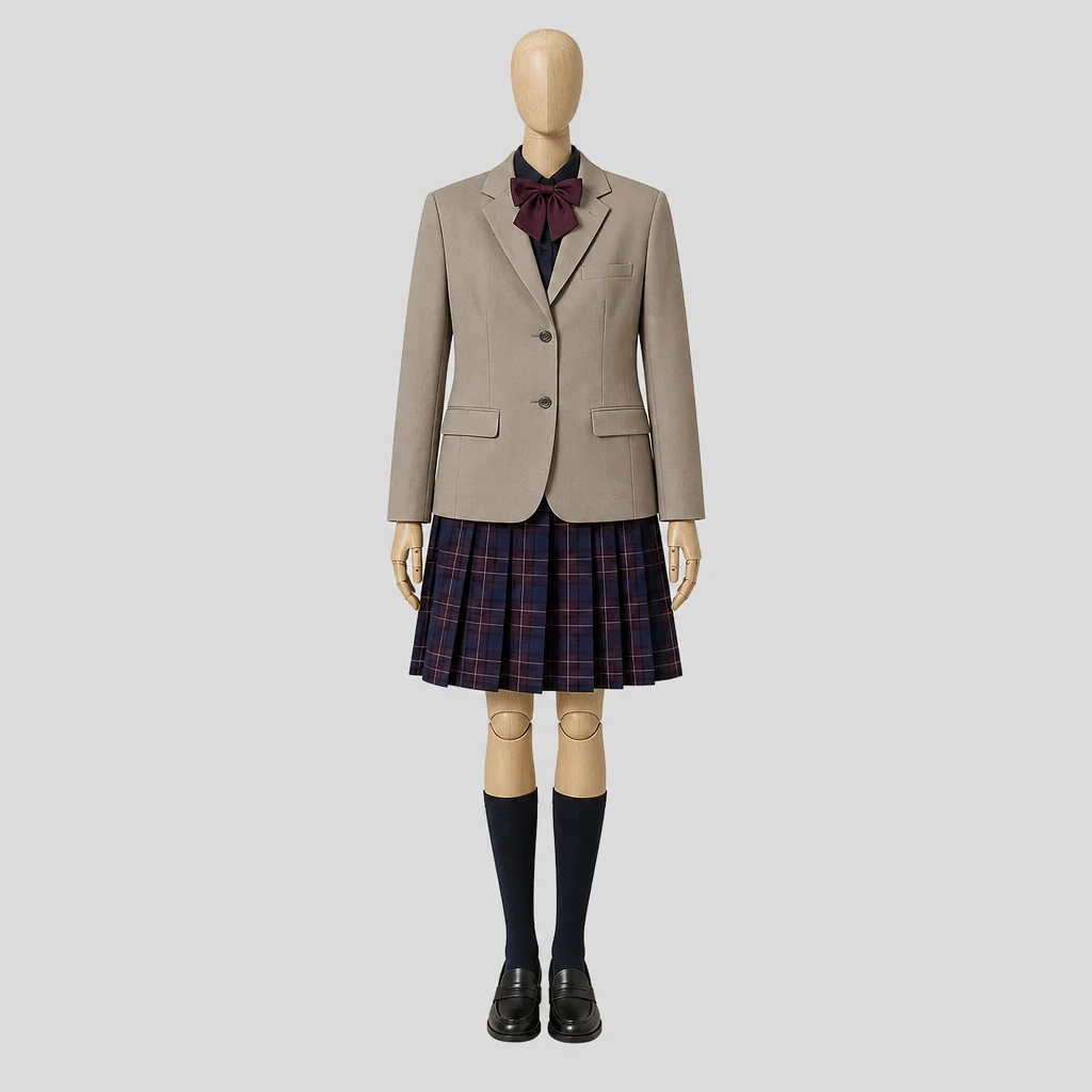 鳥羽高校の女子の制服のイメージ