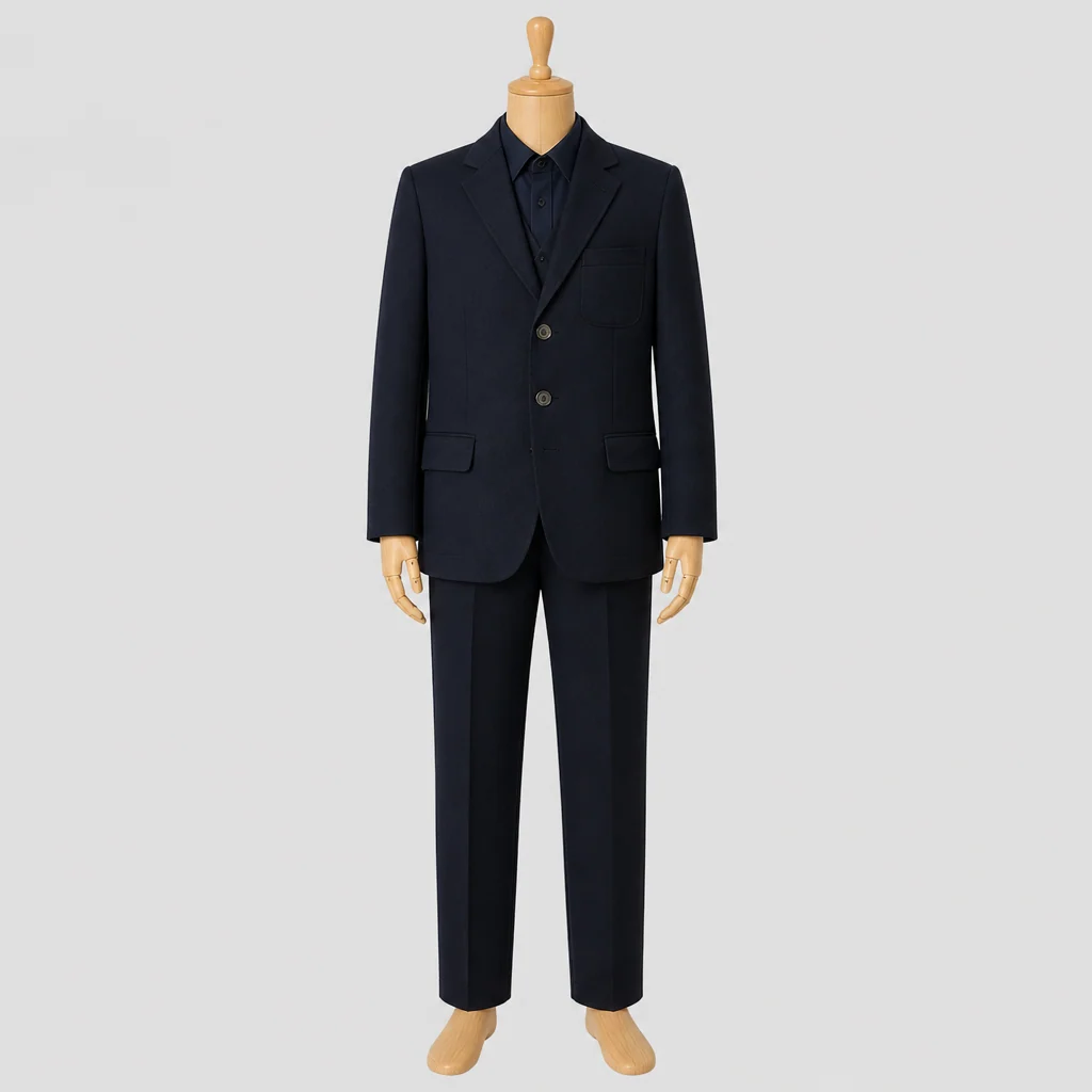名張青峰高校の男子の制服のイメージ
