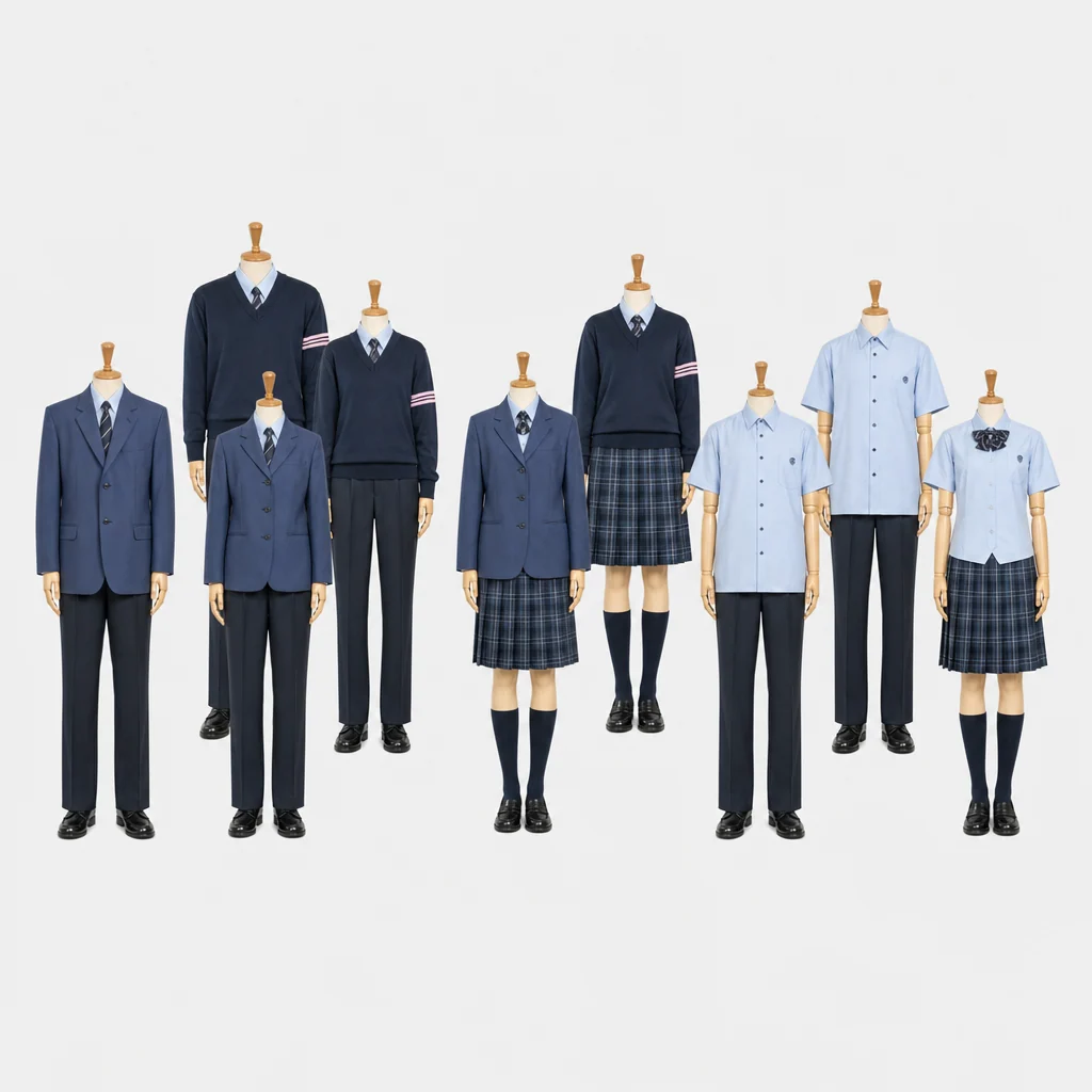 桜丘高校の制服のイメージ