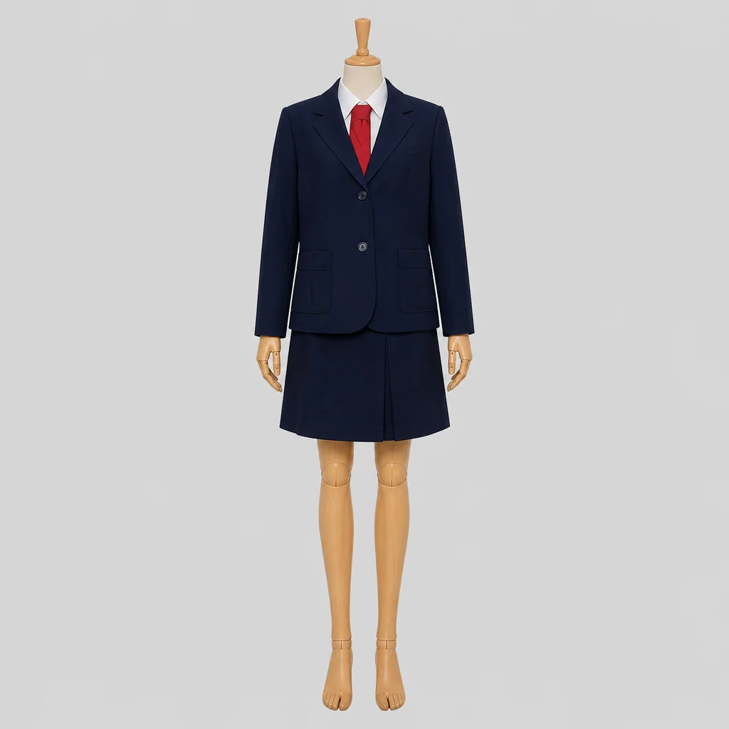 草津東高校の女子の制服のイメージ