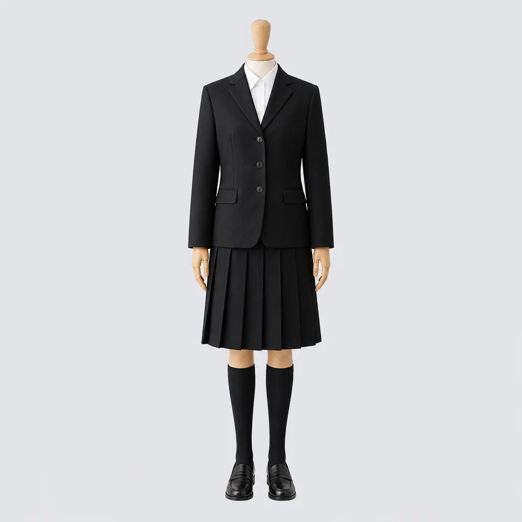 草津高校の女子の制服のイメージ