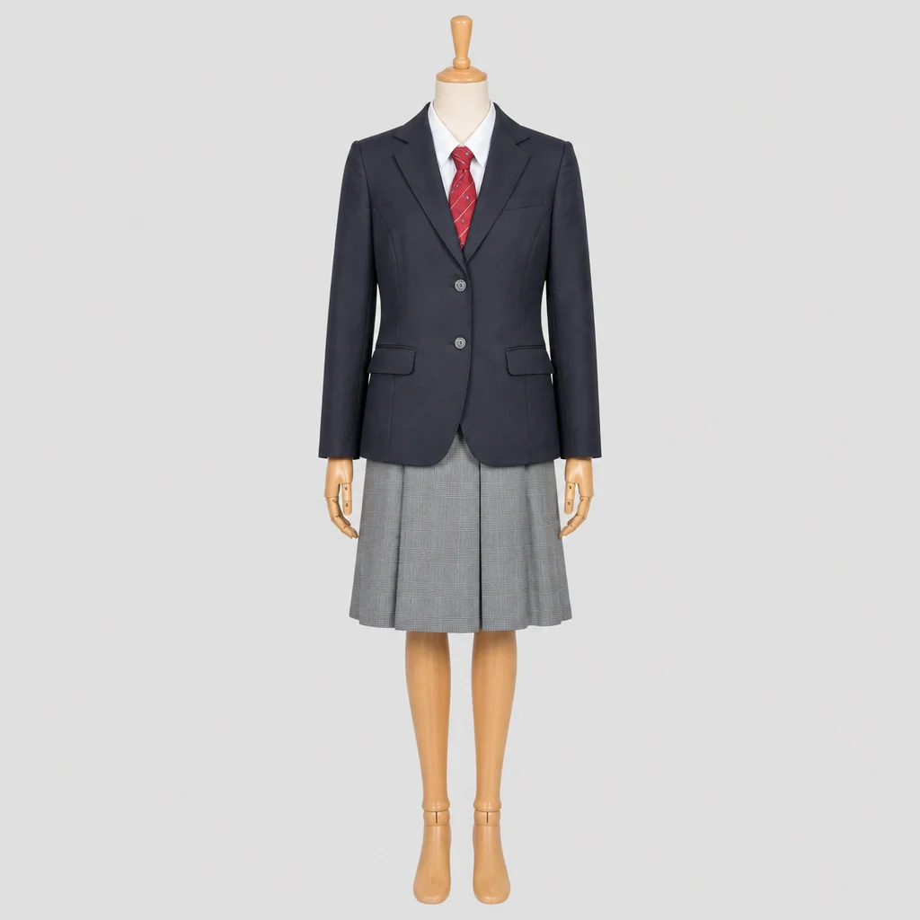 栗東高校の女子の制服のイメージ