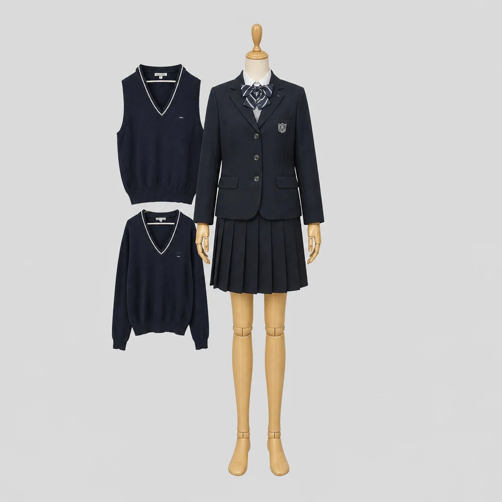 甲西高校の女子の制服のイメージ