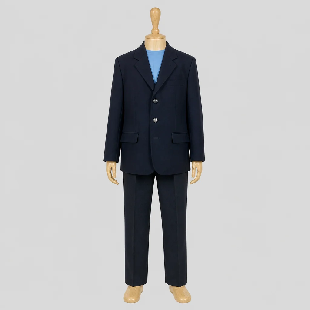 日野高校の男子の制服のイメージ