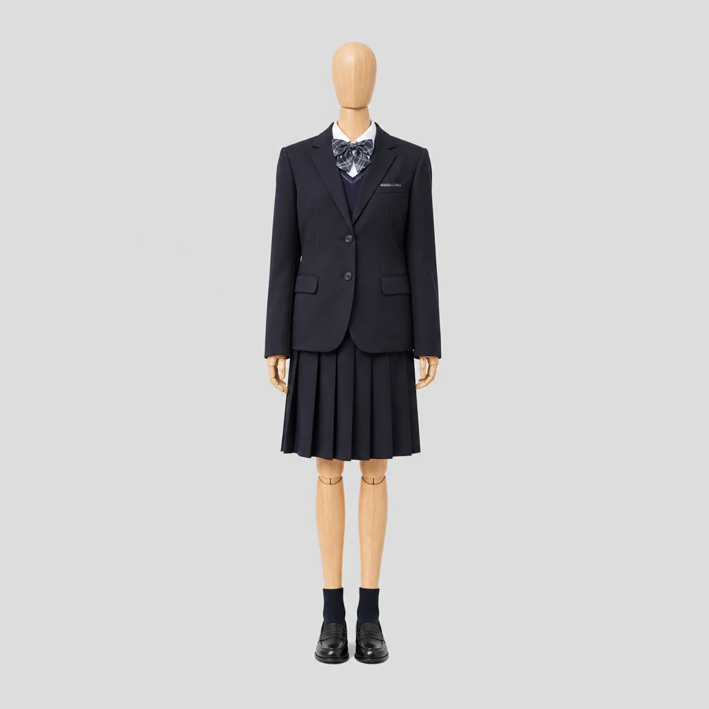 滋賀短期大学附属高校の女子の制服のイメージ