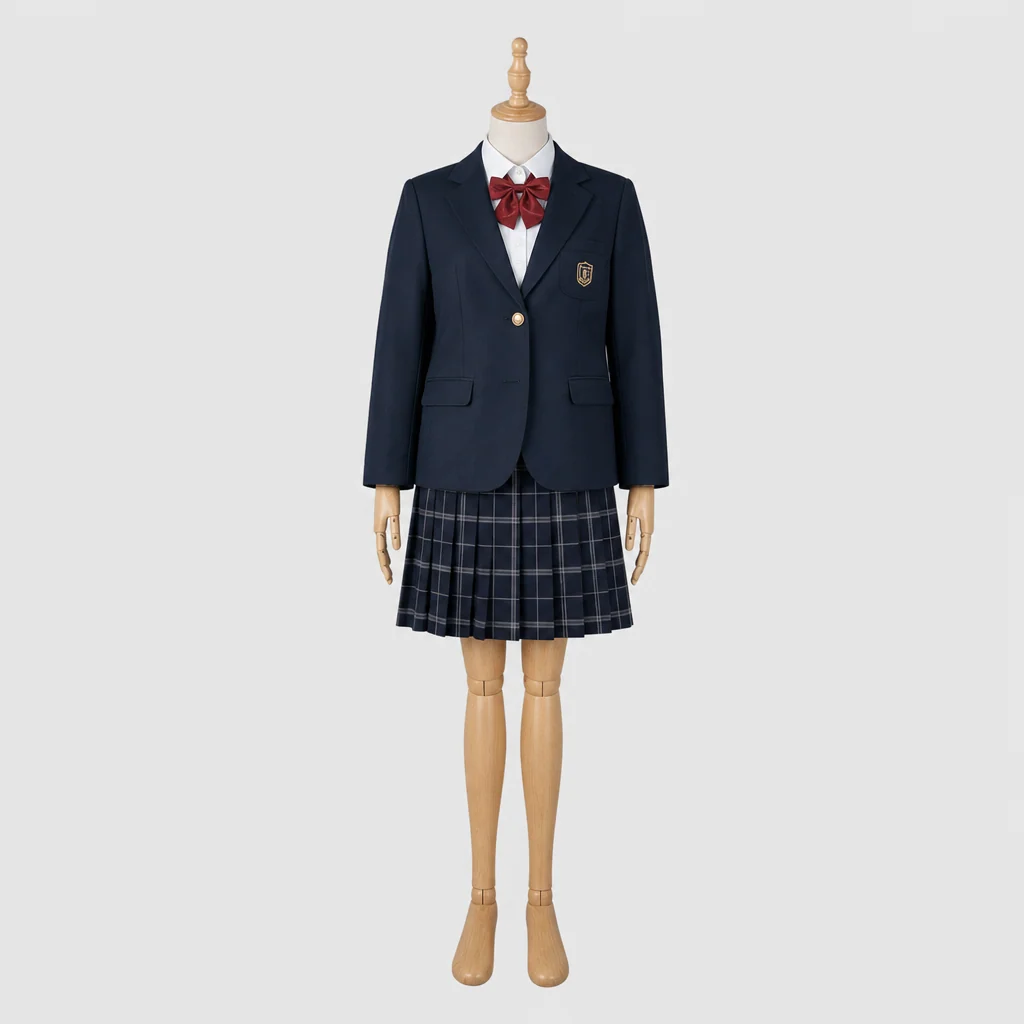 朱雀高校の制服のイメージ