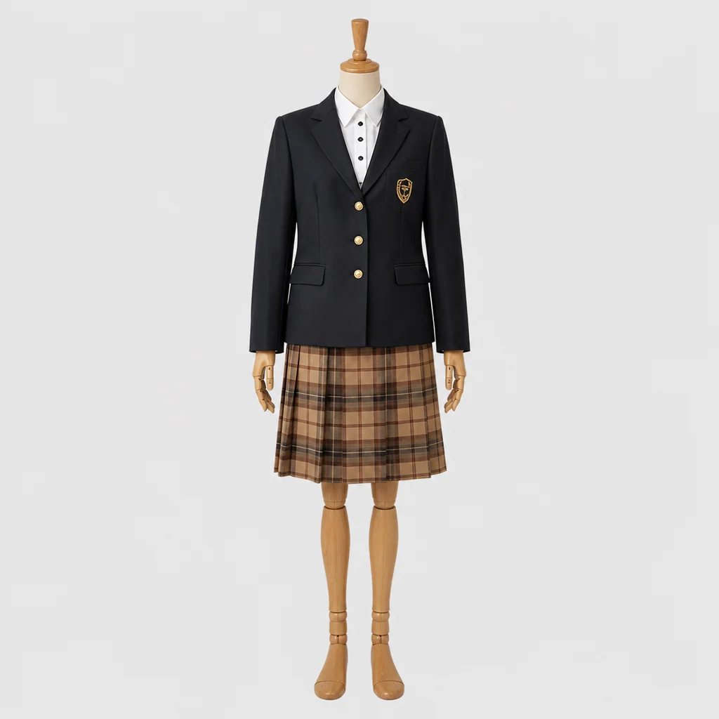 西京高校の女子の制服のイメージ