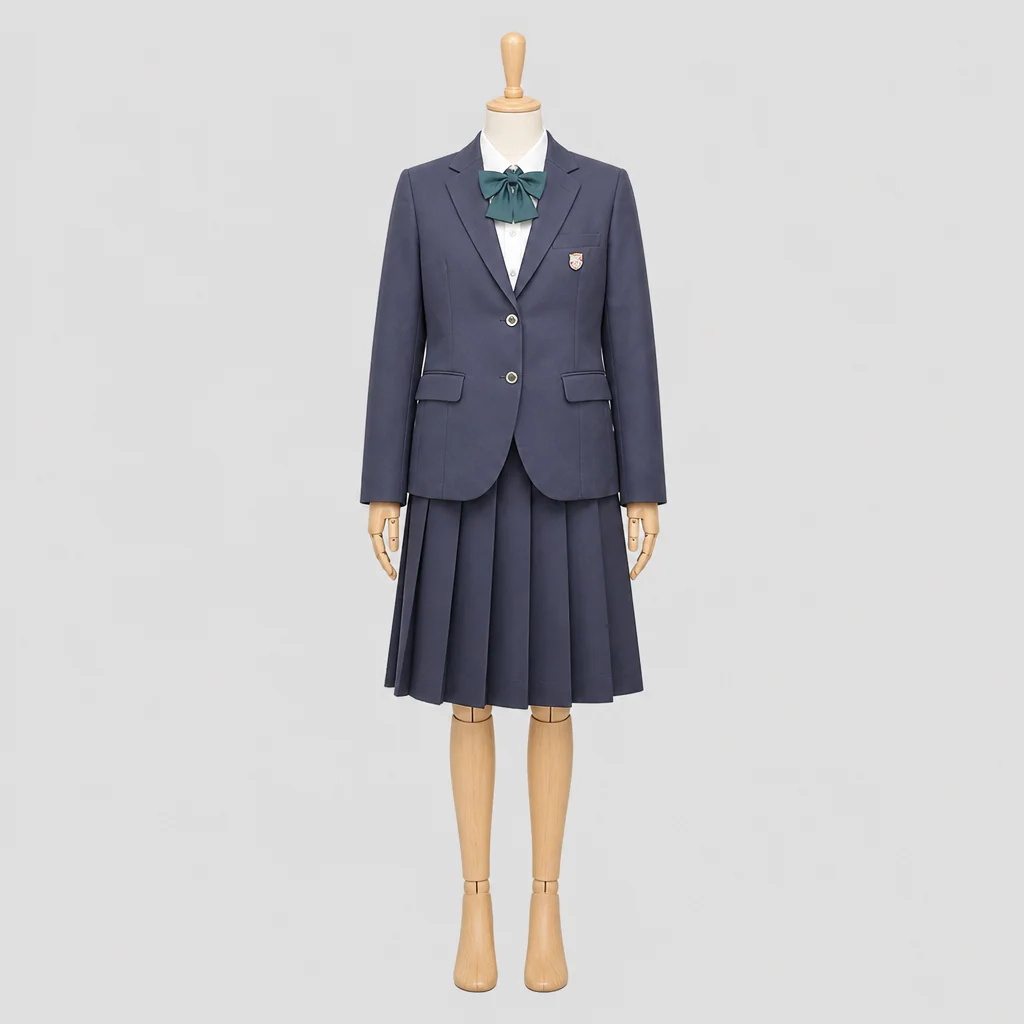 嵯峨野高校の女子の制服のイメージ