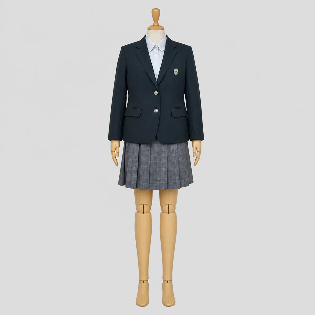 向陽高校の女子の制服のイメージ