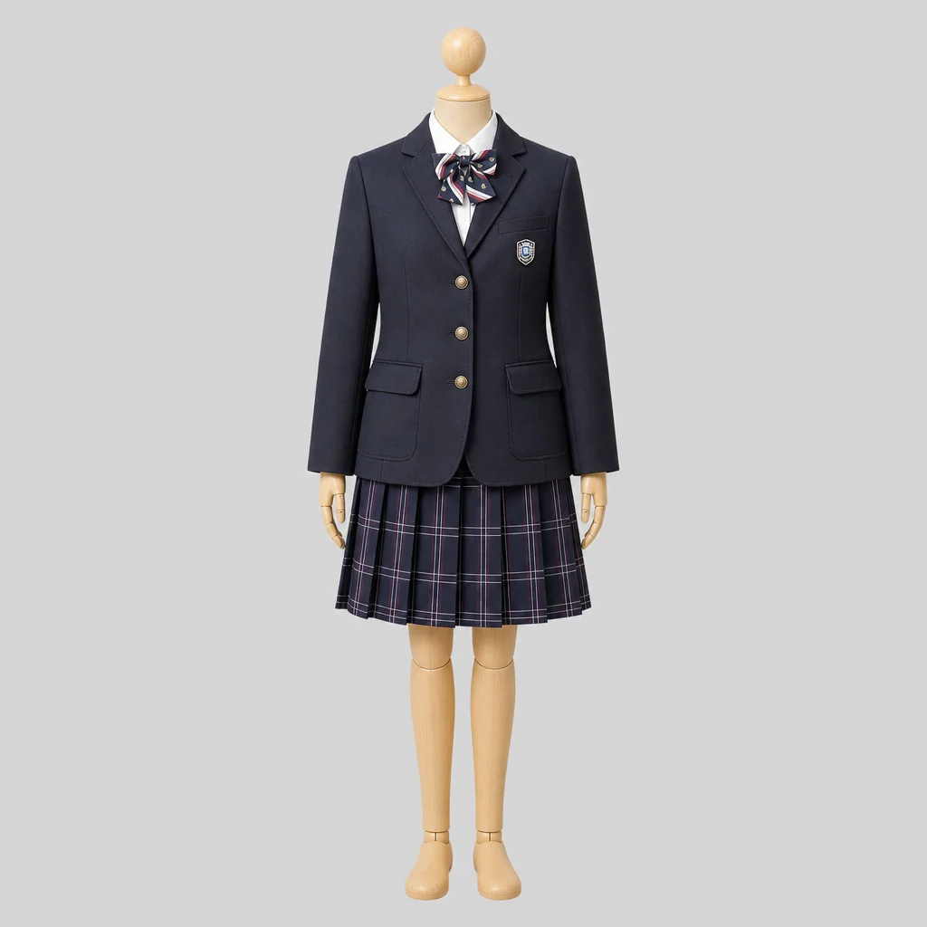 木津高校の女子の制服のイメージ