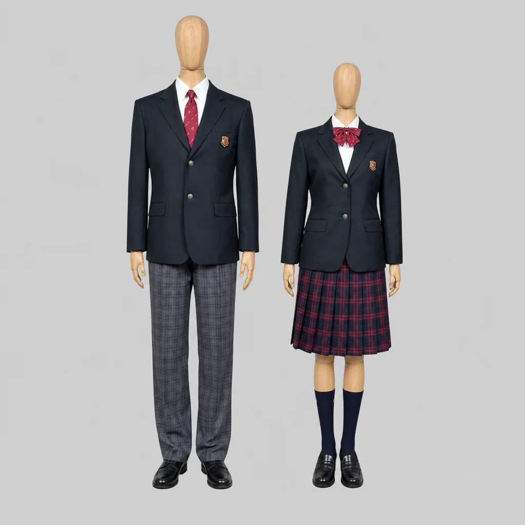 峰山高校の制服のイメージ