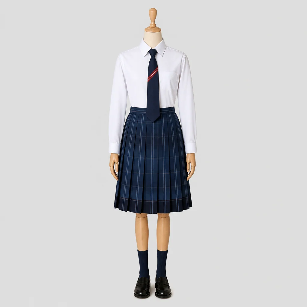 清新高校の女子の制服のイメージ