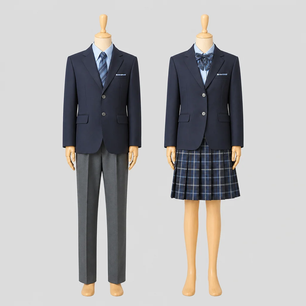 京都聖カタリナ高校の制服のイメージ