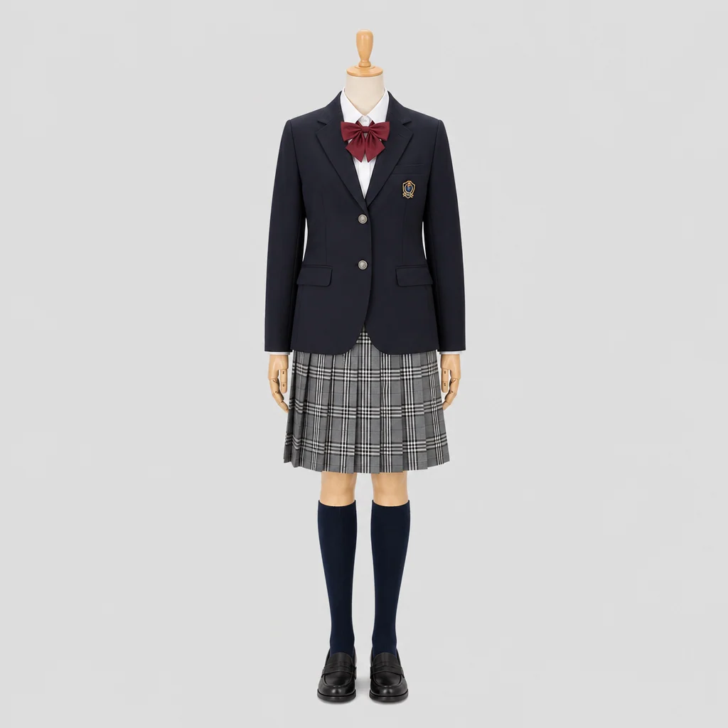 京都長尾谷高校の制服のイメージ