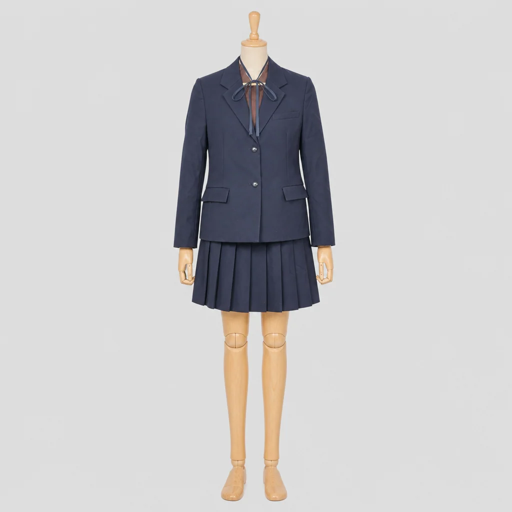 大阪教育大学附属高校の女子の制服のイメージ
