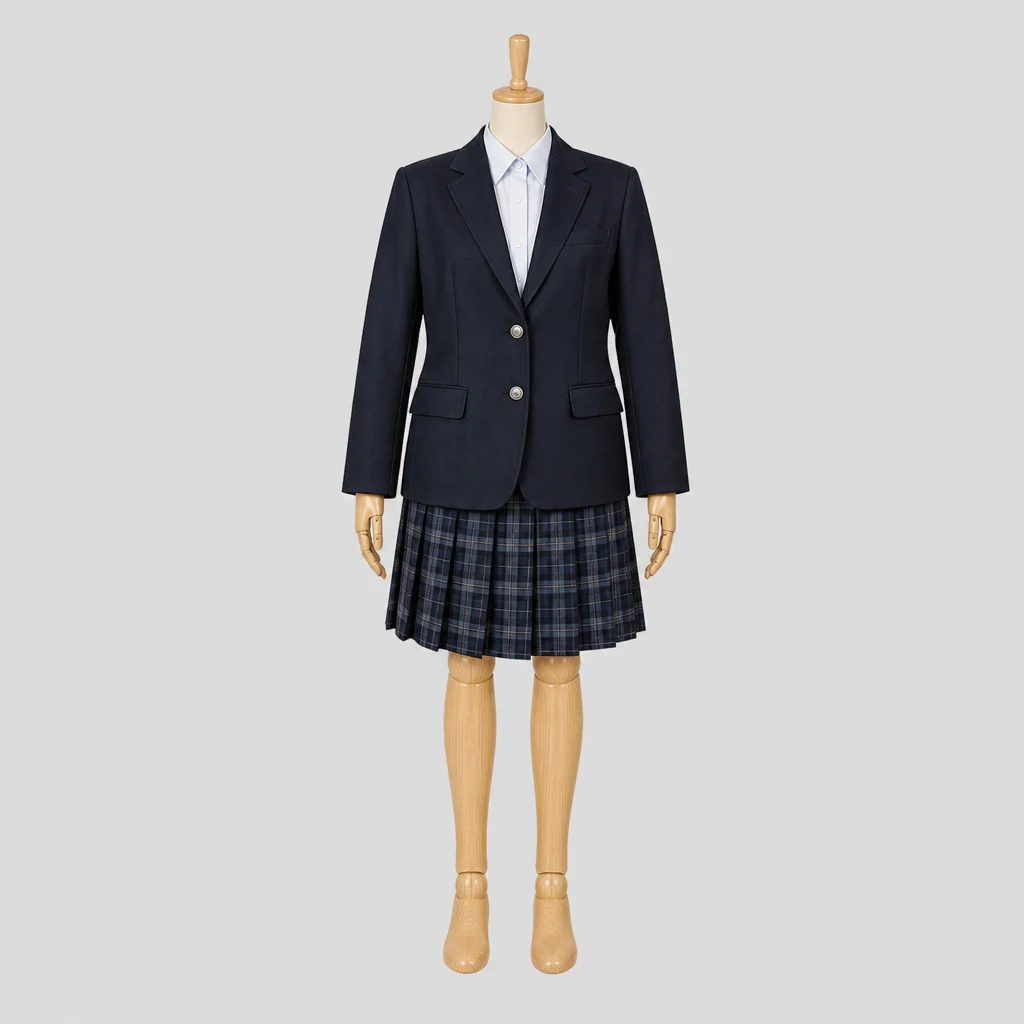 東淀川高校の女子の制服のイメージ