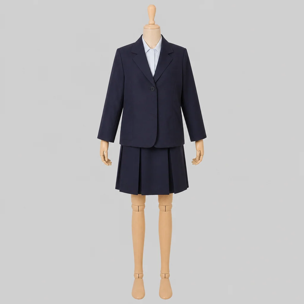 寝屋川高校の女子の制服のイメージ