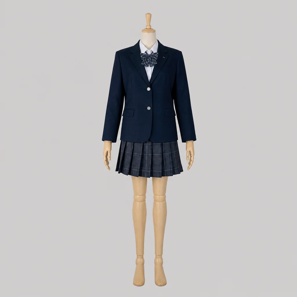布施高校の女子の制服のイメージ