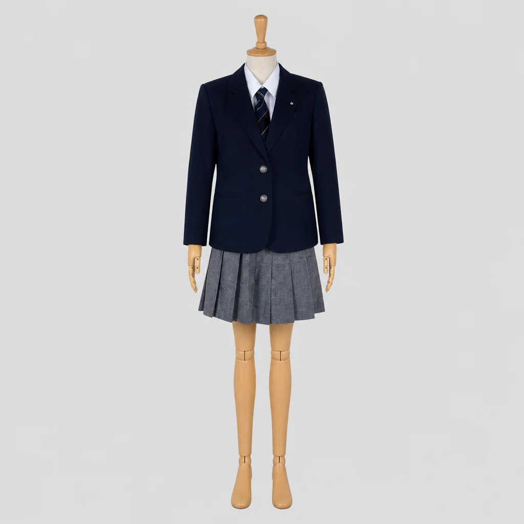 花園高校の女子の制服のイメージ