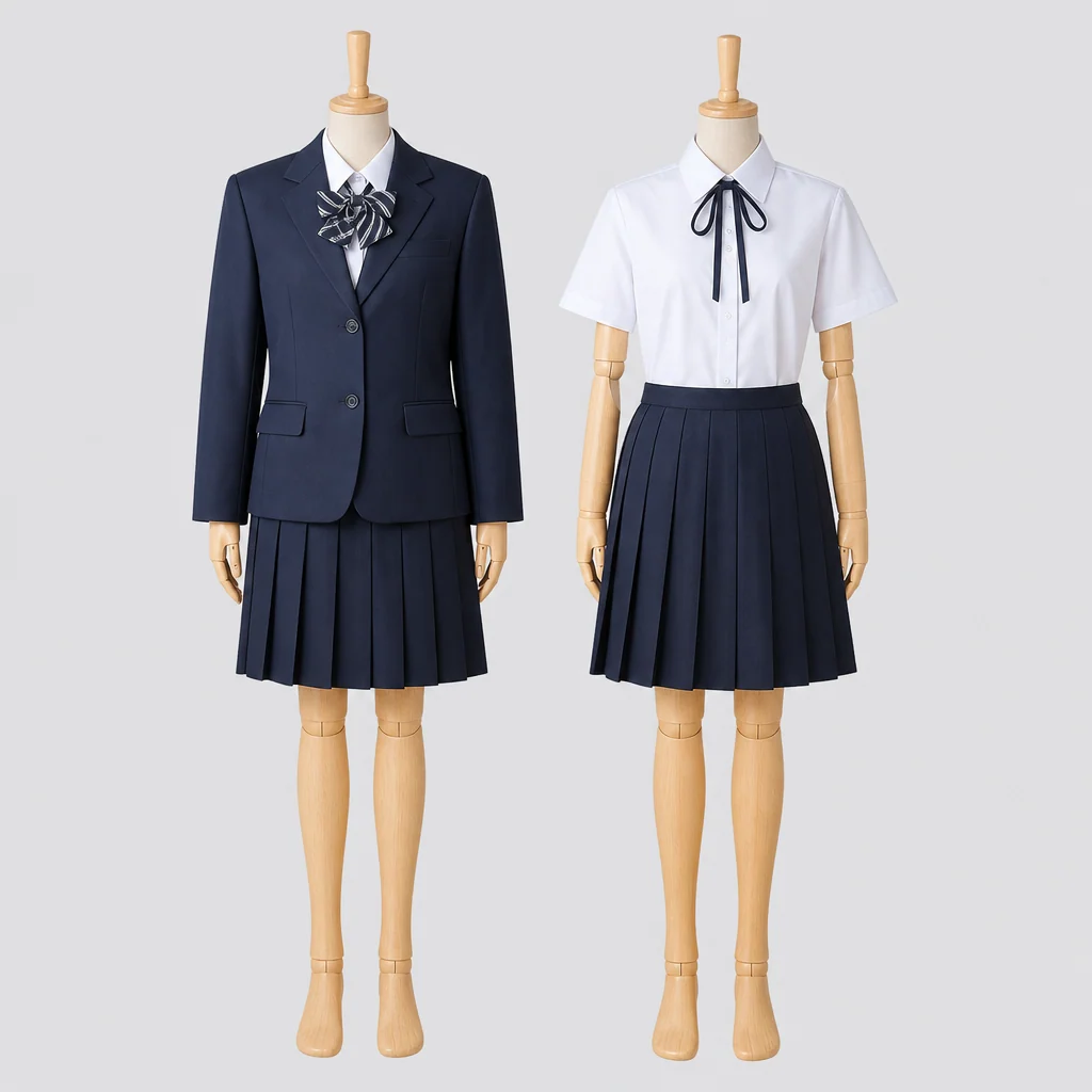 三国丘高校の女子の制服のイメージ