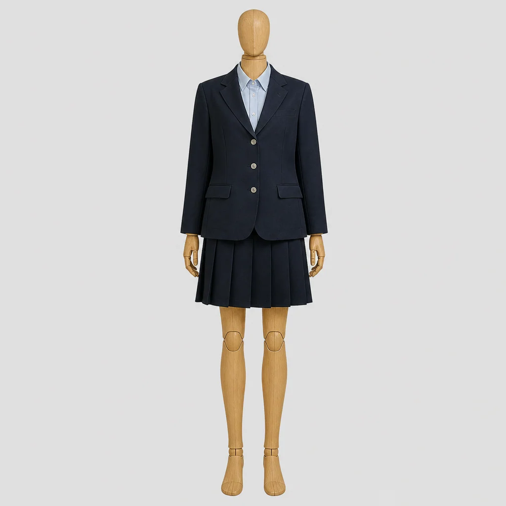 摂津高校の女子の制服のイメージ