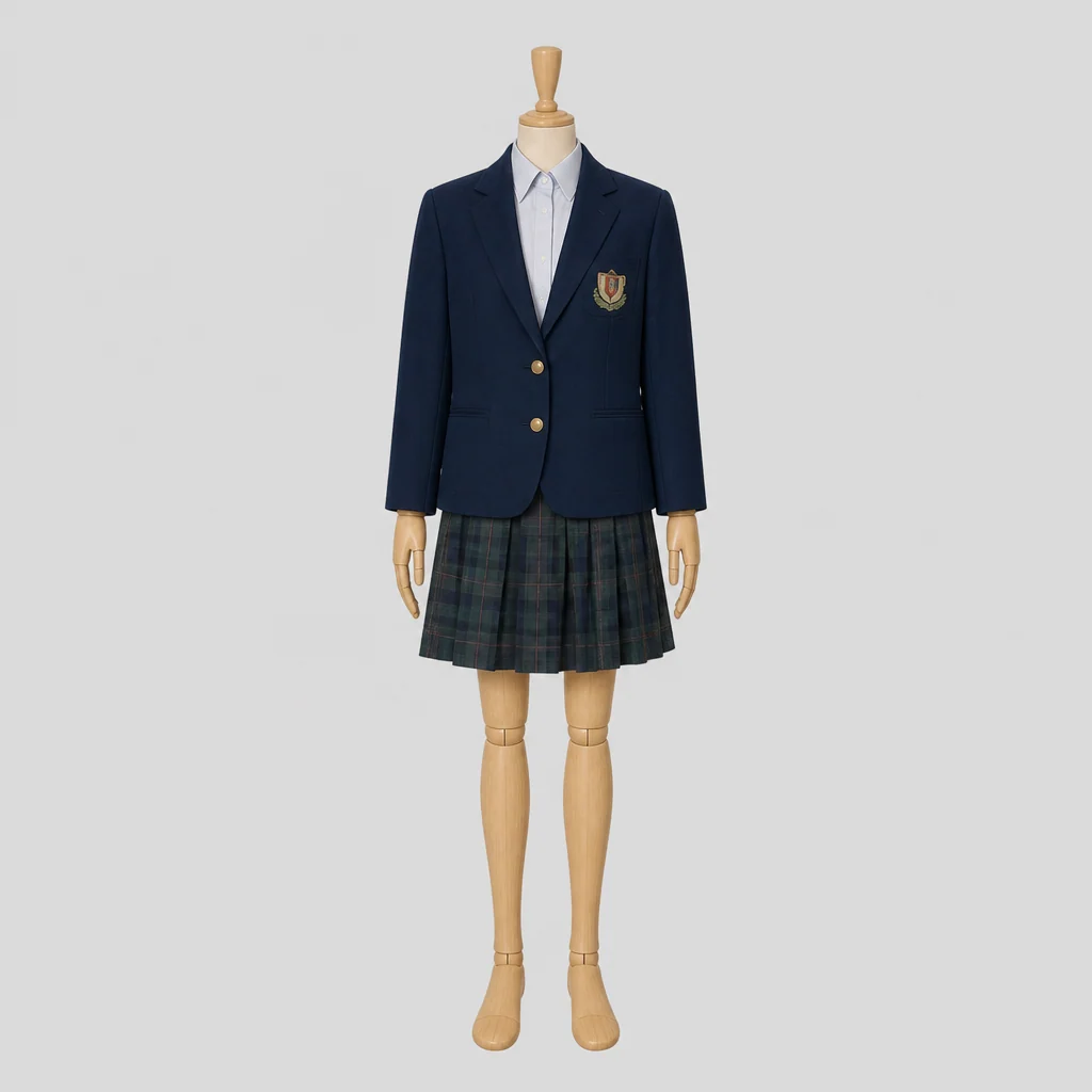 交野高校の女子の制服のイメージ