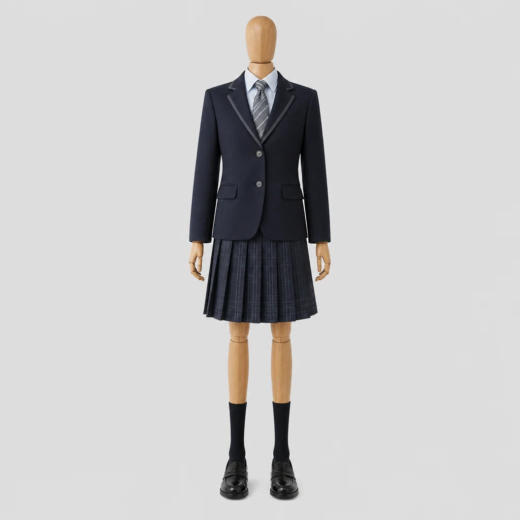 藤井寺高校の女子の制服のイメージ