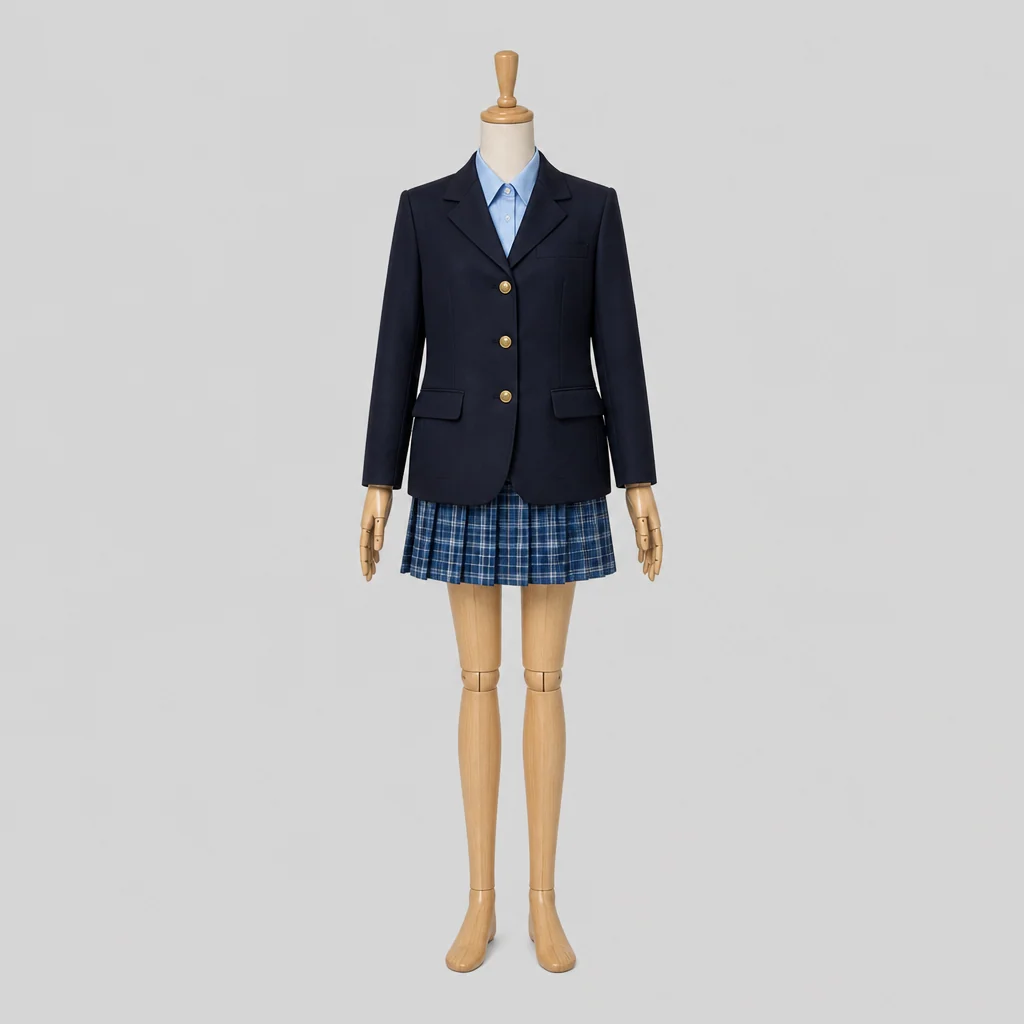 長吉高校の女子の制服のイメージ