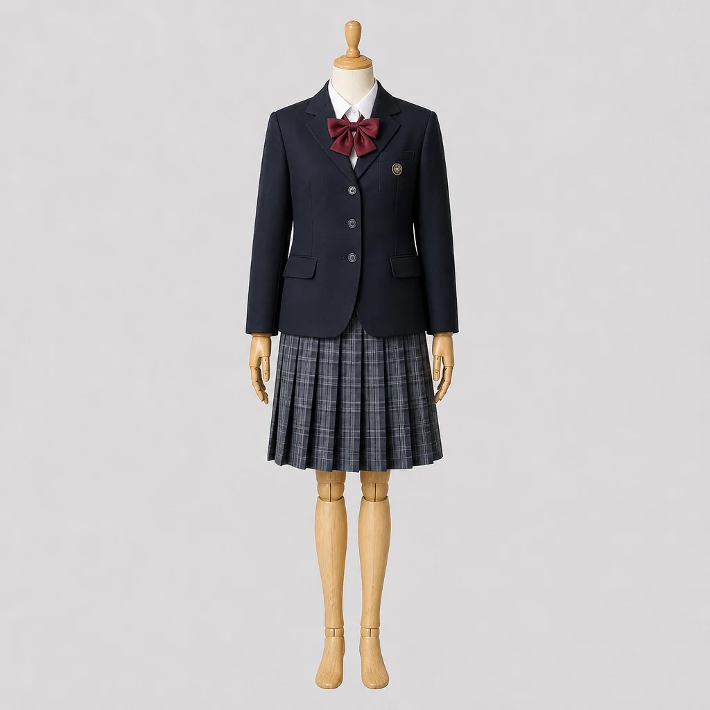 西寝屋川高校の女子の制服のイメージ