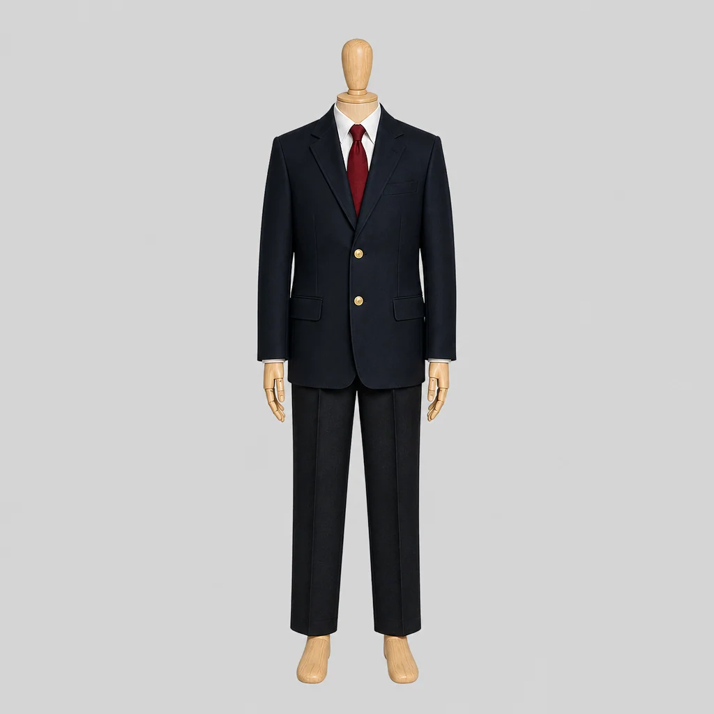 日根野高校の男子の制服のイメージ