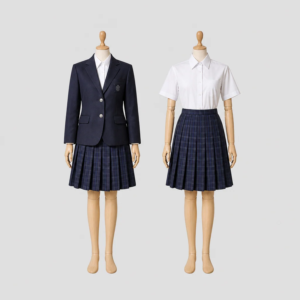 東住吉総合高校の女子の制服のイメージ