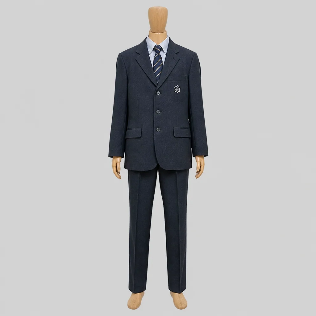 緑風冠高校の男子の制服のイメージ
