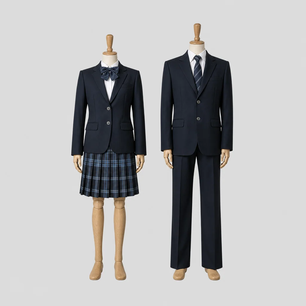 汎愛高校の制服のイメージ