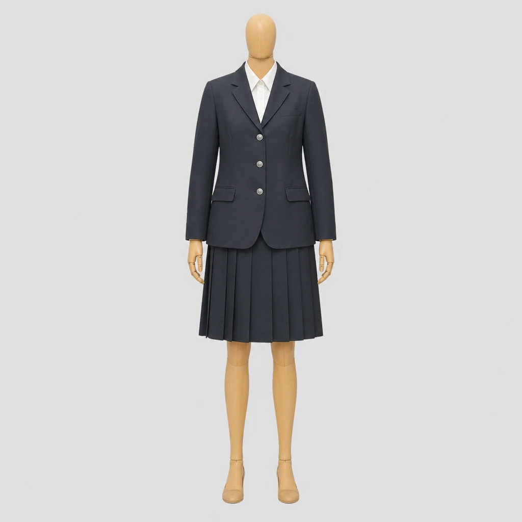 大阪ビジネスフロンティア高校の女子の制服のイメージ