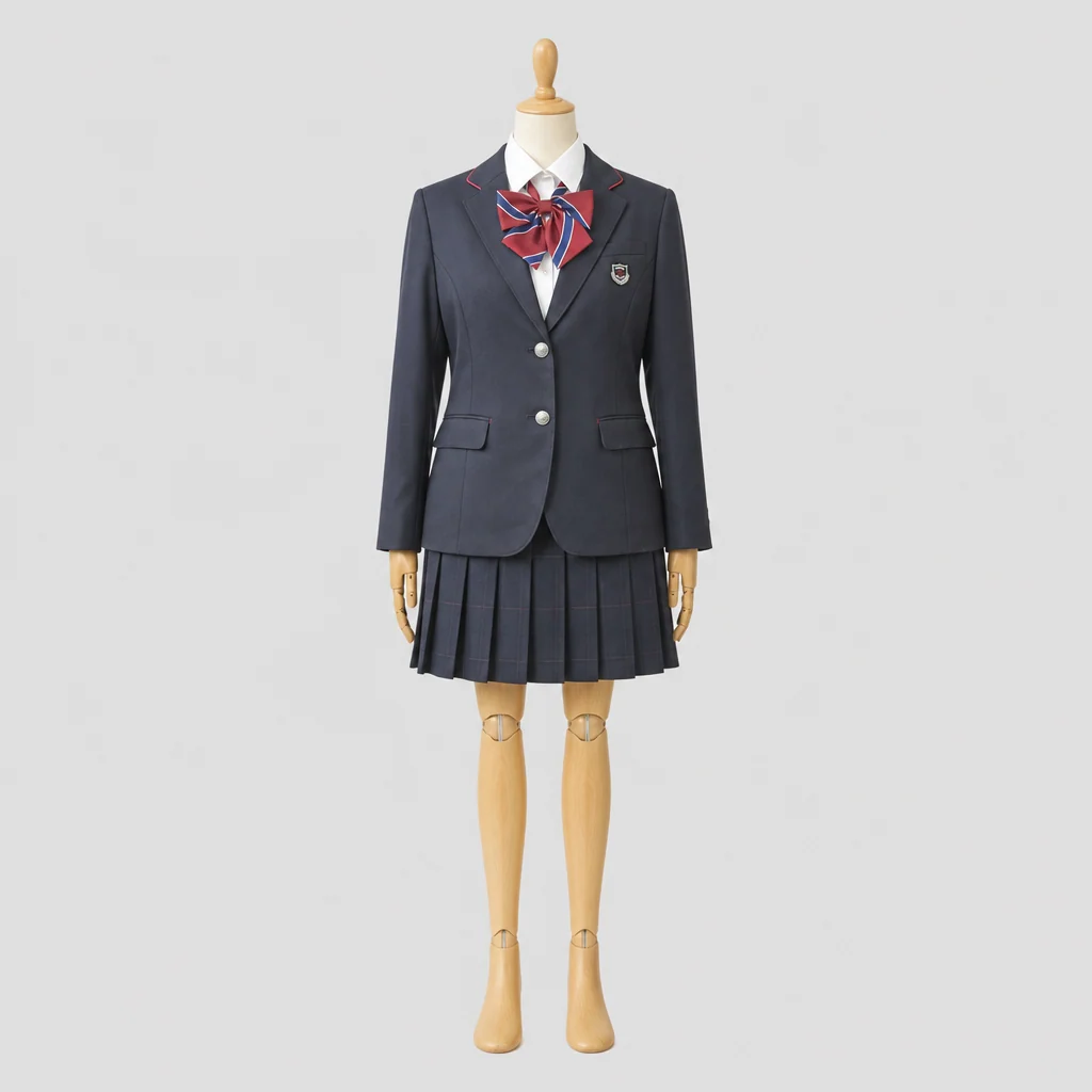鶴見商業高校の女子の制服のイメージ