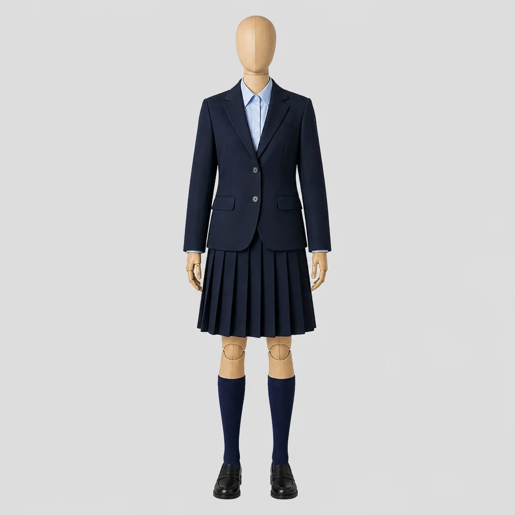 中央高校の女子の制服のイメージ